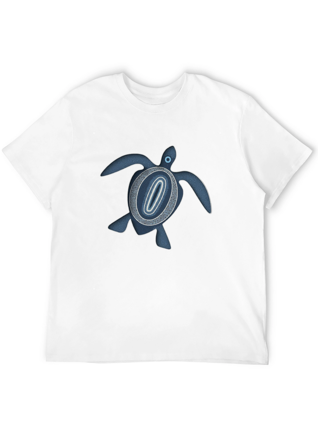 Turtle Graphic Print T-Shirt - Black