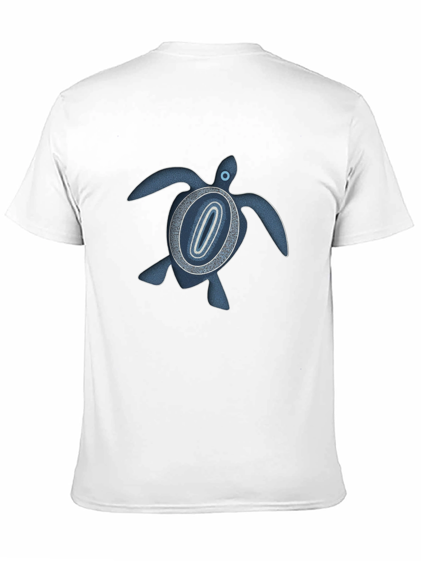 Turtle Graphic Print T-Shirt - Black