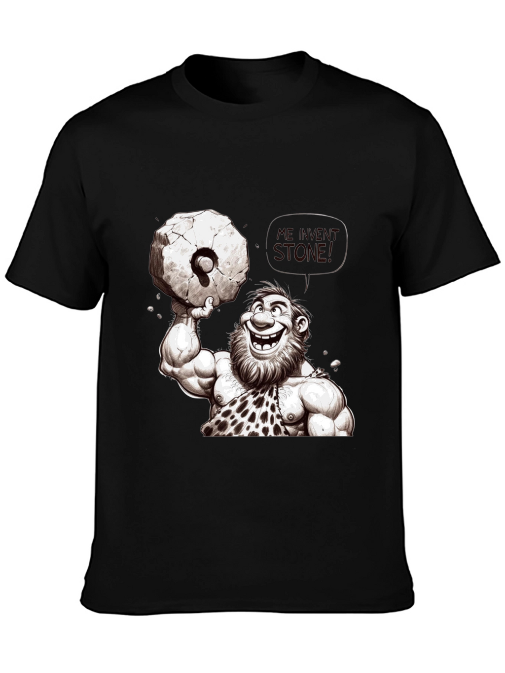 Caveman Weightlifting T-Shirt - Funny Graphic Tee