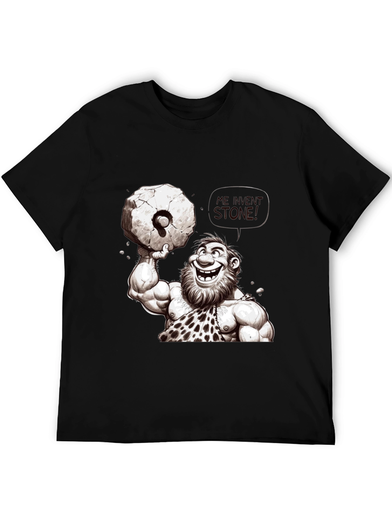Caveman Weightlifting T-Shirt - Funny Graphic Tee