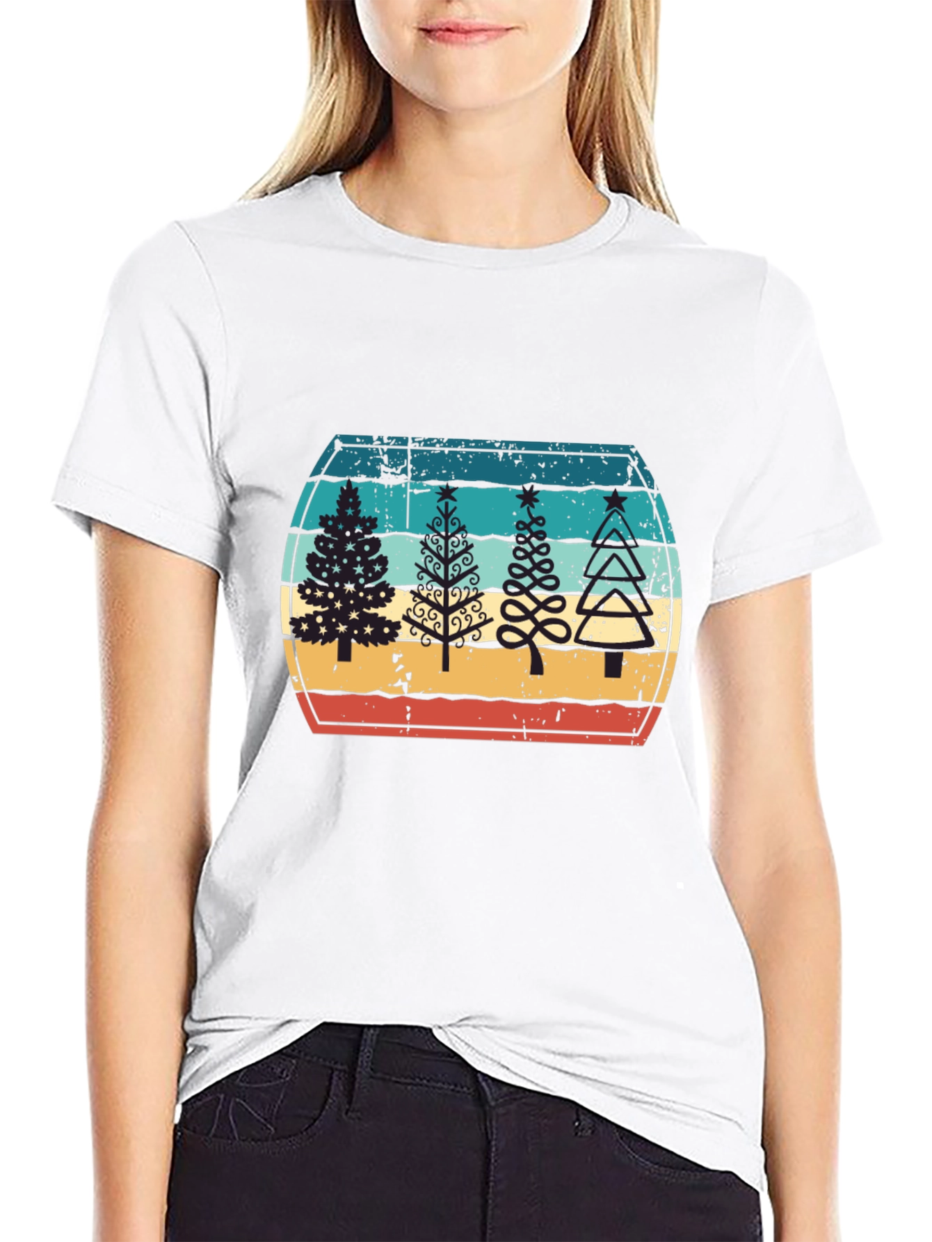 Retro Christmas Tree T-Shirt