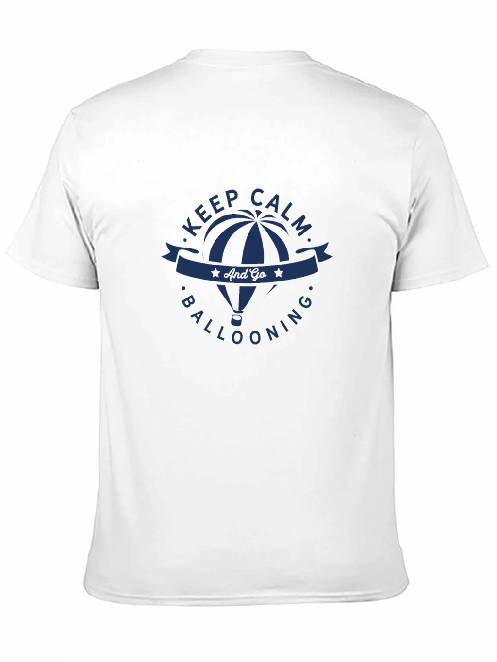 Keep Calm and Go Ballooning Black T-Shirt