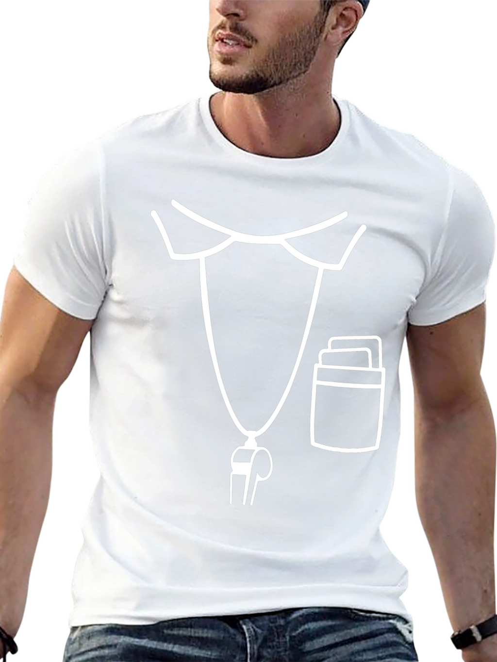 Referee Costume Graphic T-Shirt