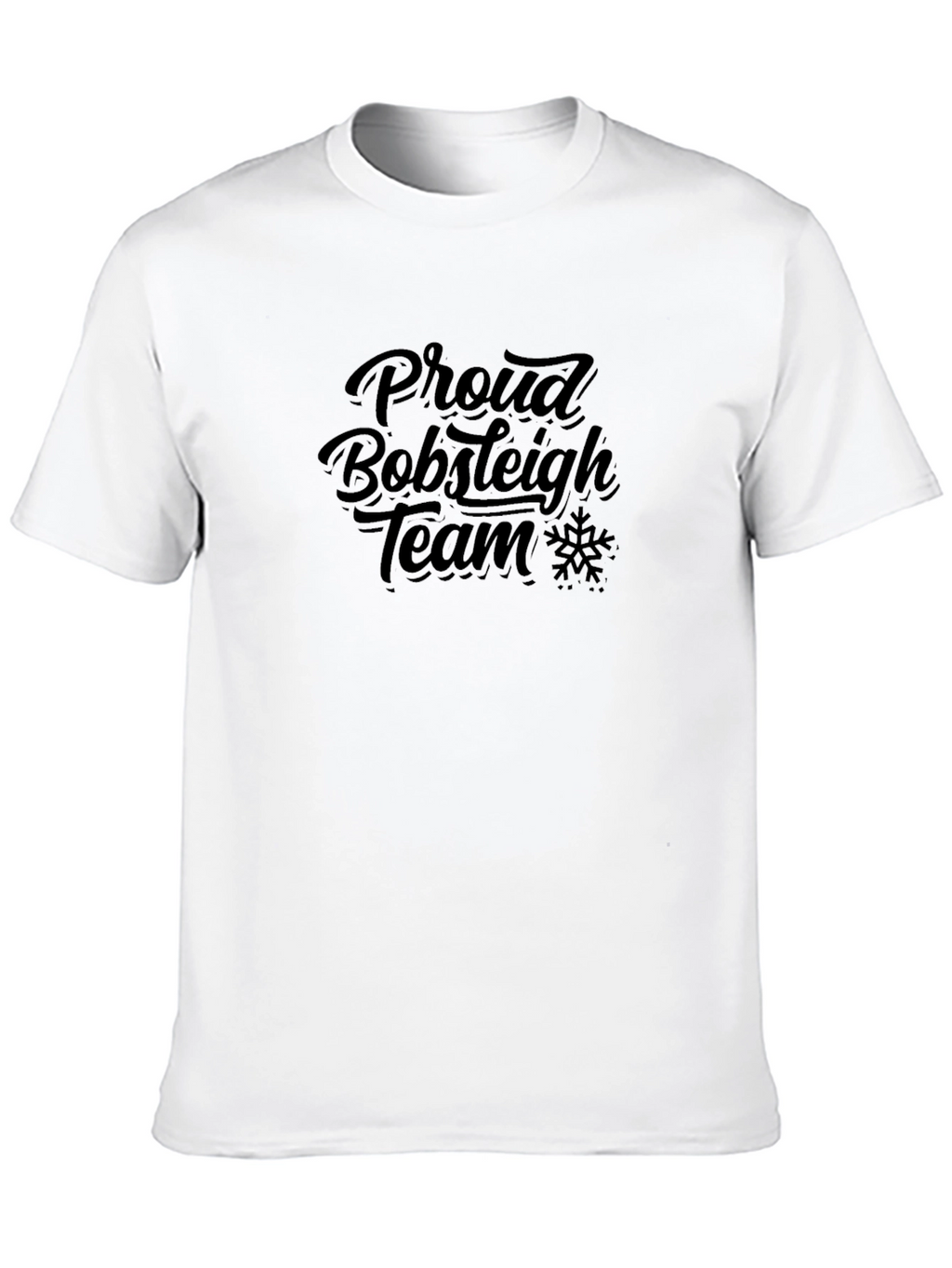 Proud Bobsleigh Team Black T-Shirt