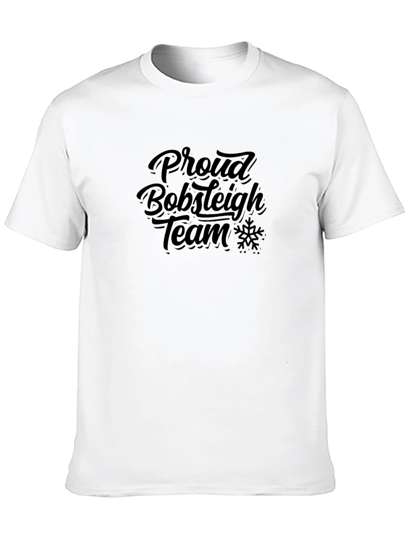 Proud Bobsleigh Team Black T-Shirt