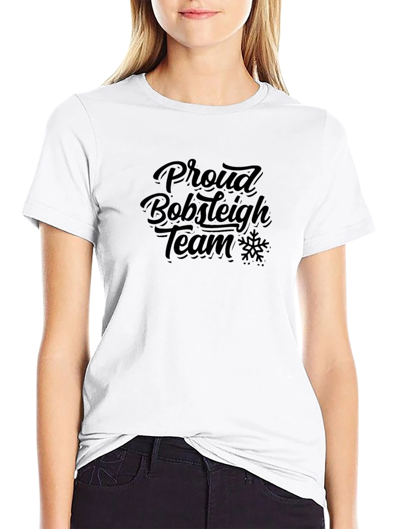 Proud Bobsleigh Team Black T-Shirt