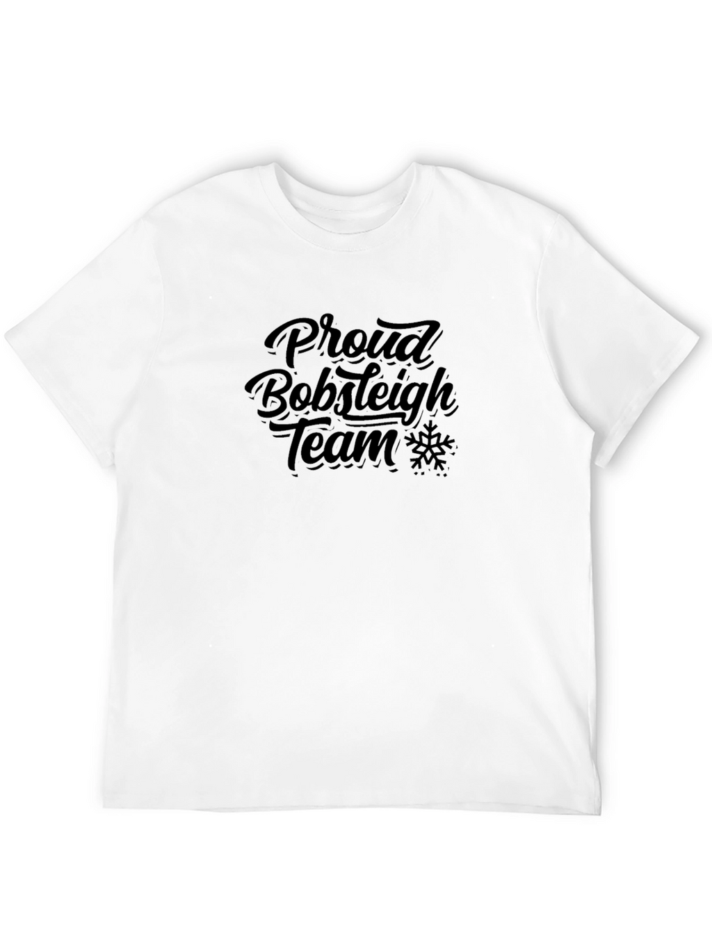 Proud Bobsleigh Team Black T-Shirt