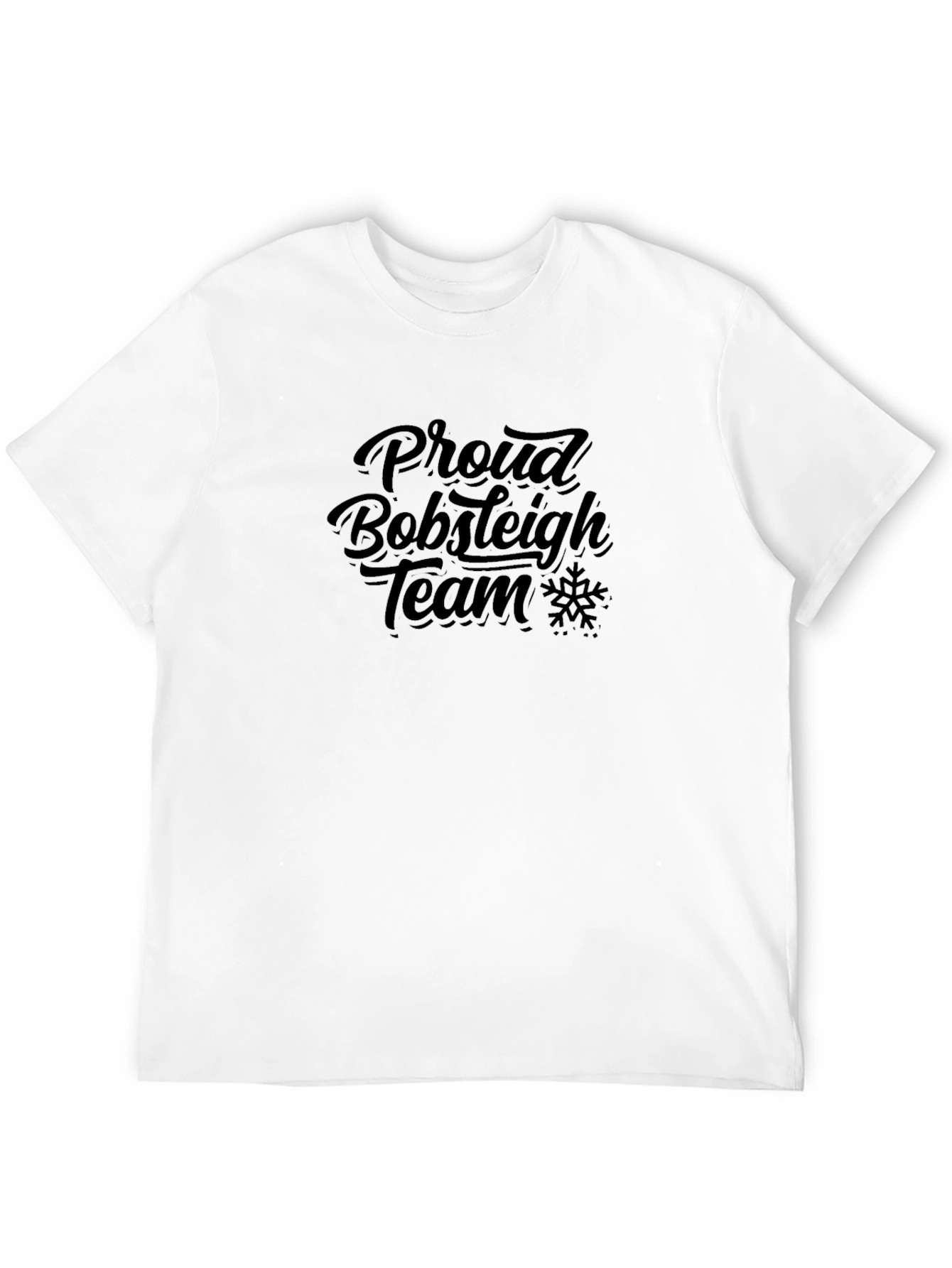 Proud Bobsleigh Team Black T-Shirt