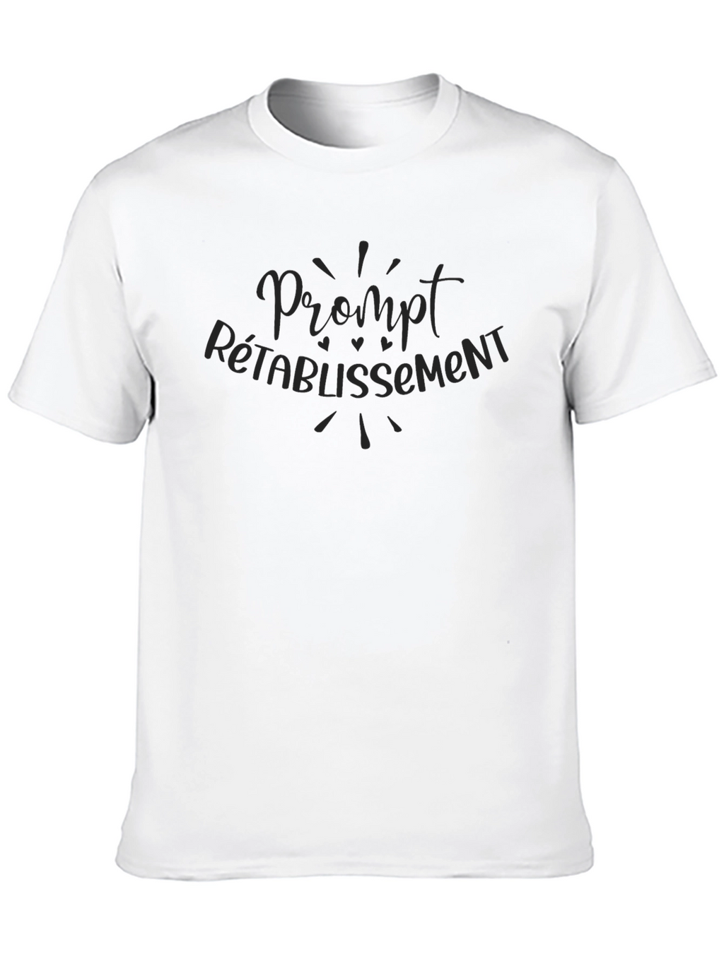 Prompt Rétablissement Black T-Shirt