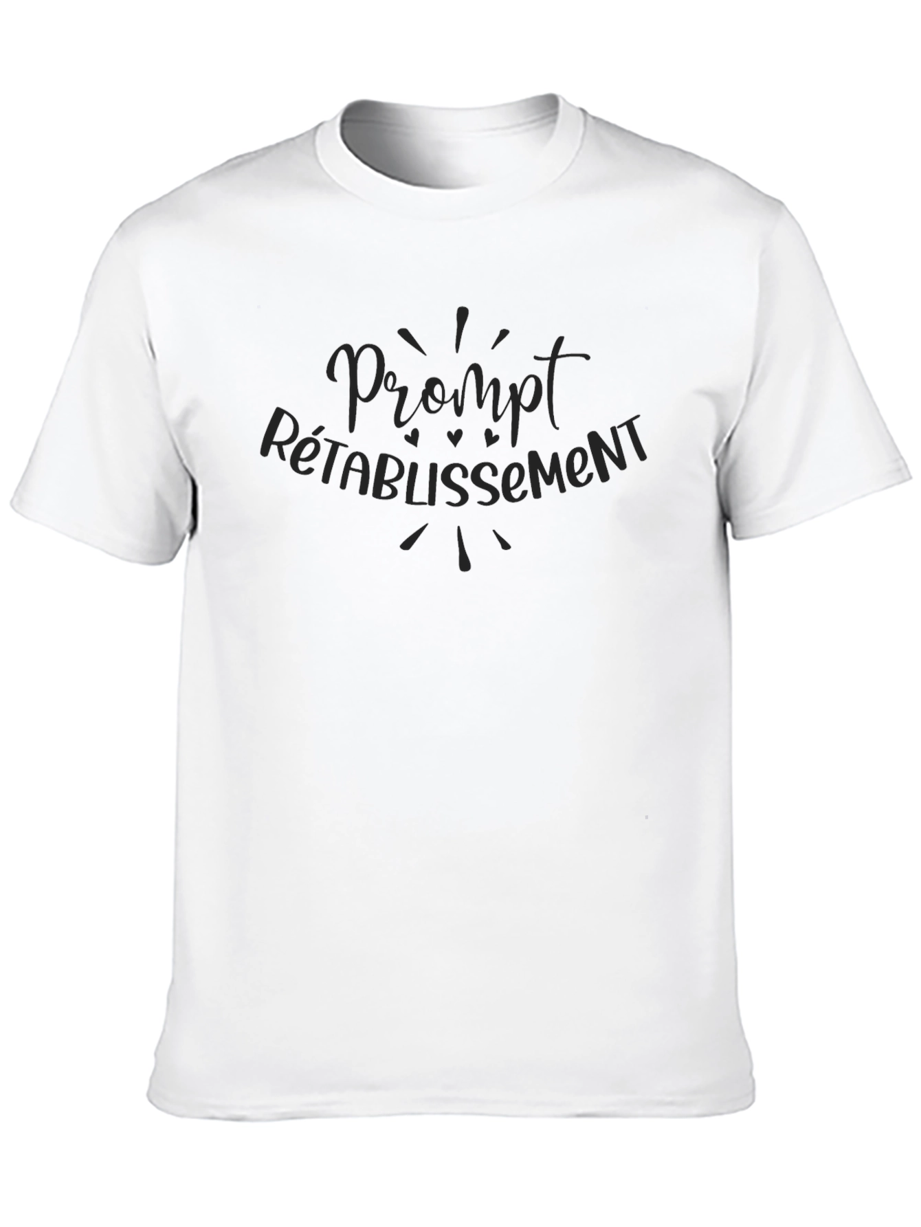 Prompt Rétablissement Black T-Shirt