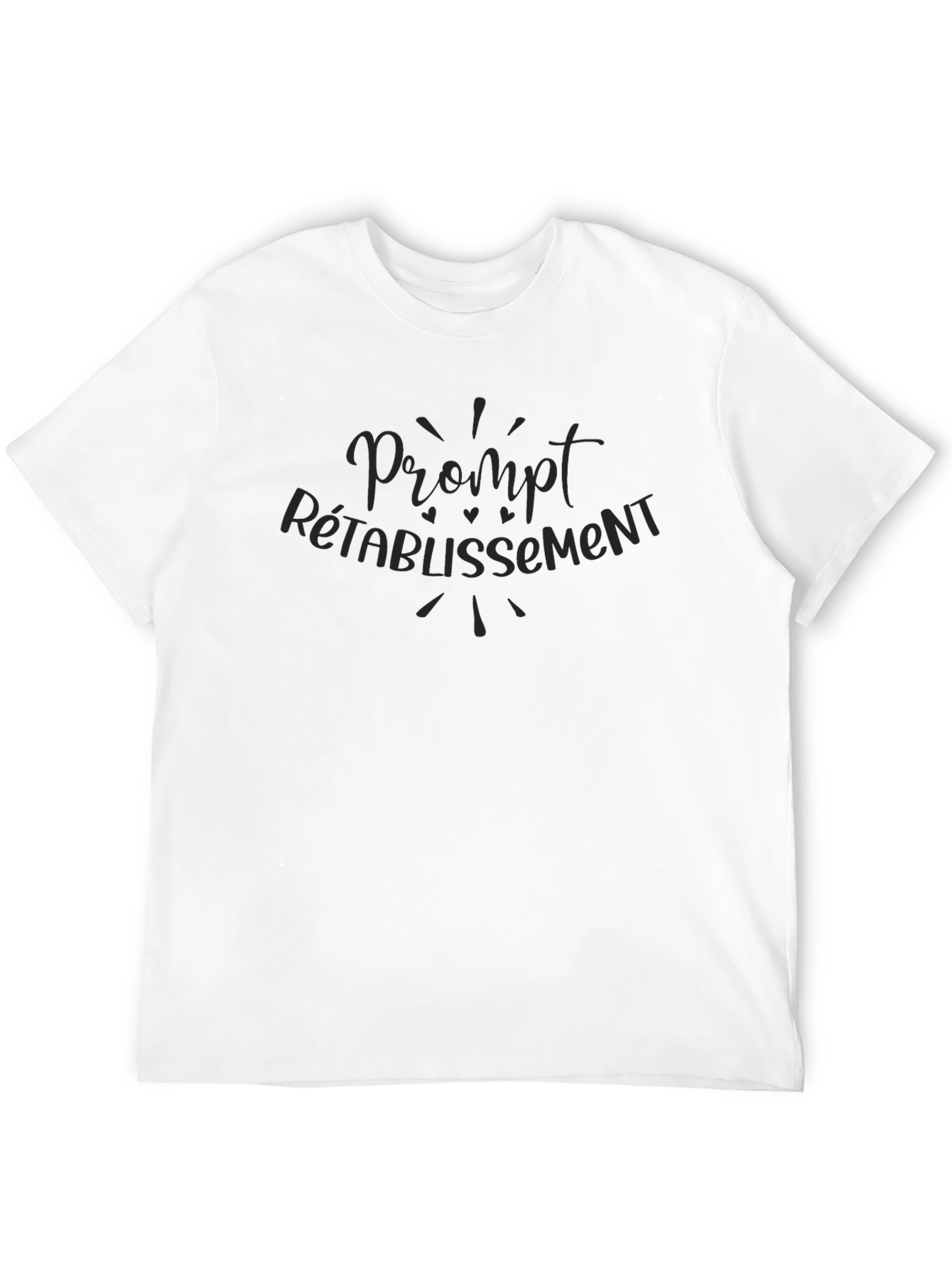 Prompt Rétablissement Black T-Shirt