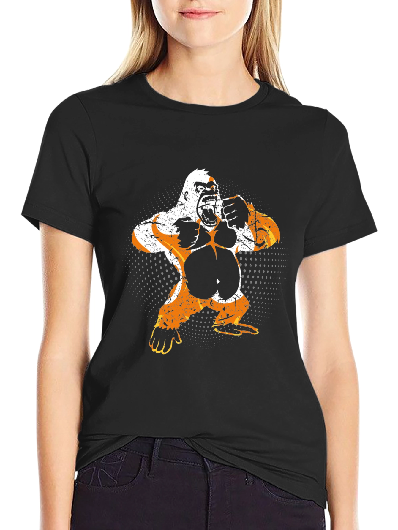 Gorilla Graphic Black T-Shirt