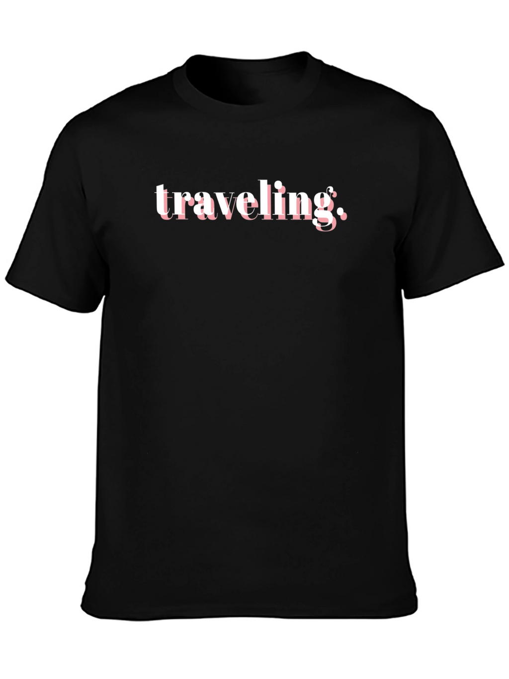 Traveling Black T-Shirt