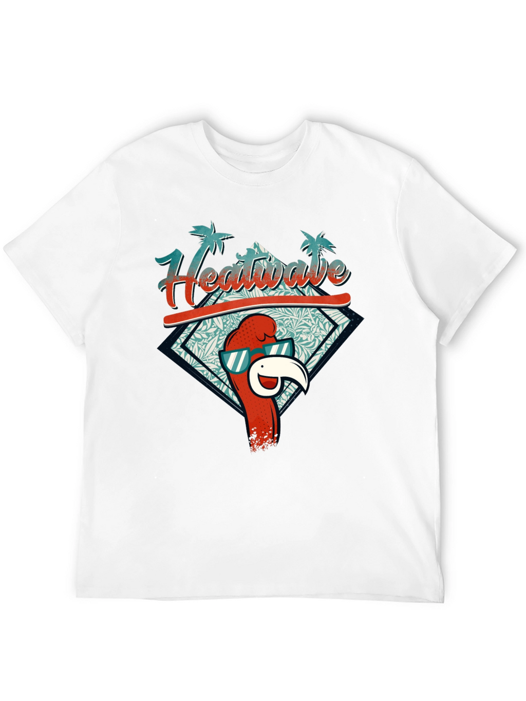 Heatwave T-Shirt: Tropical Parrot Design
