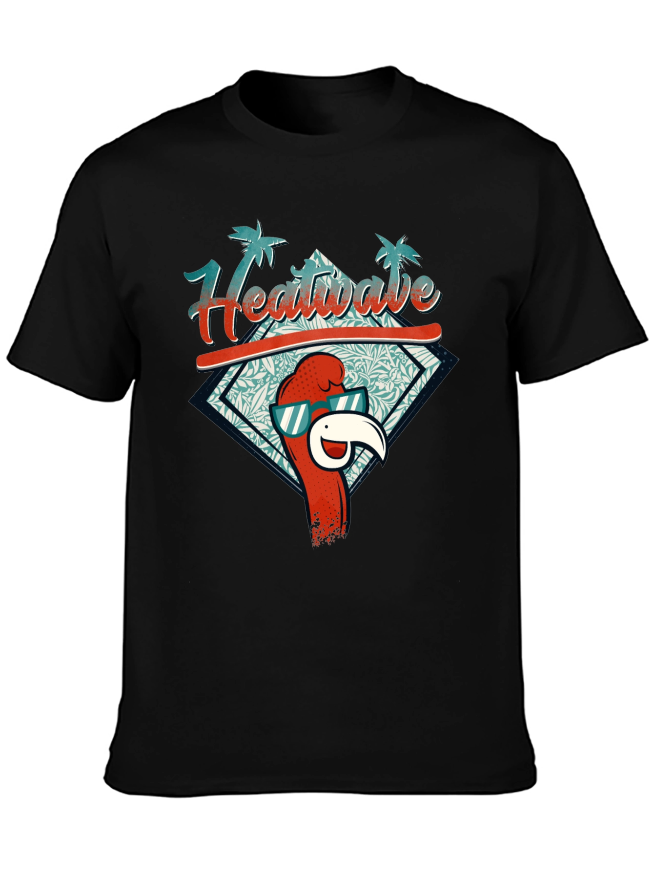 Heatwave T-Shirt: Tropical Parrot Design