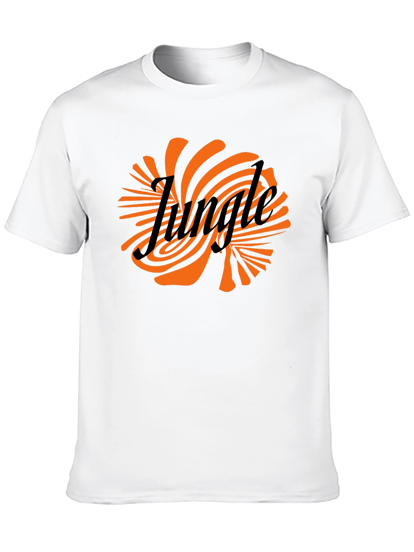 Jungle Graphic Tee - Retro Swirl Design