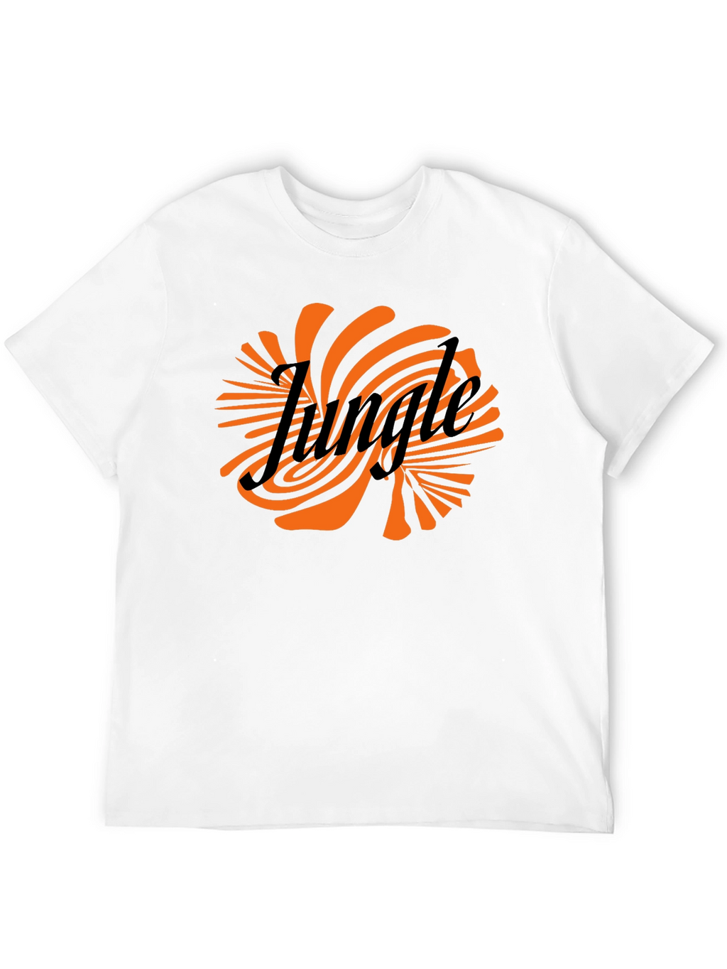 Jungle Graphic Tee - Retro Swirl Design
