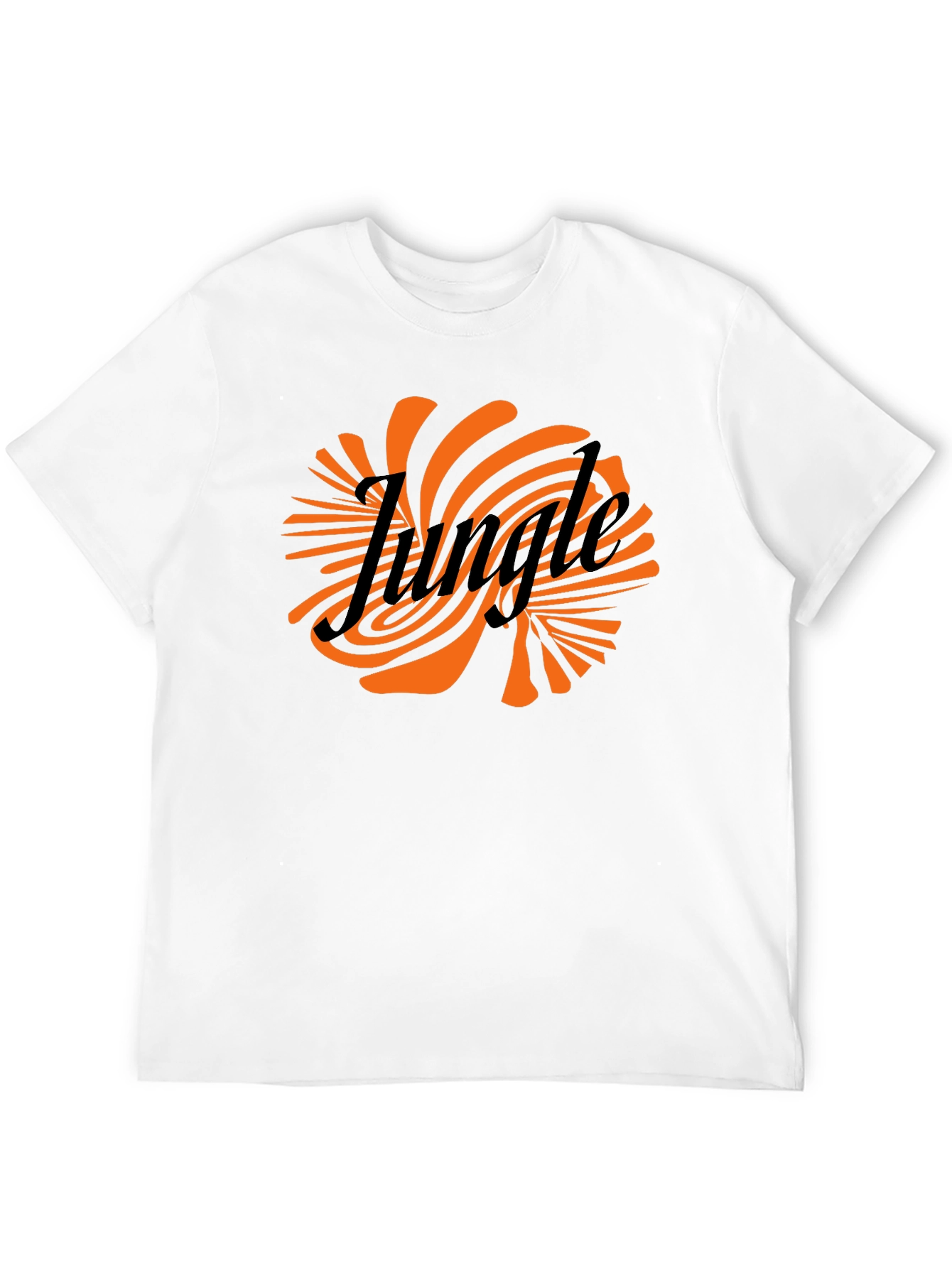 Jungle Graphic Tee - Retro Swirl Design