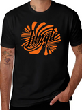 Jungle Graphic Tee - Retro Swirl Design