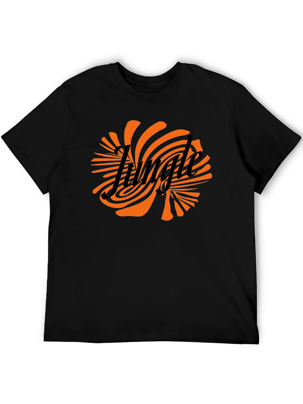 Jungle Graphic Tee - Retro Swirl Design