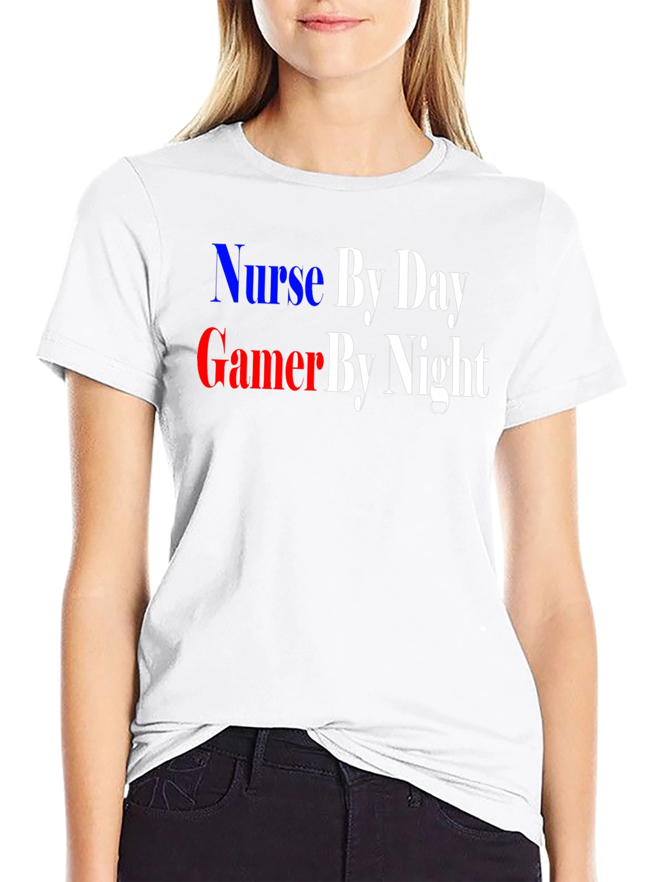 Nurse By Day Gamer By Night T-Shirt