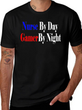 Nurse By Day Gamer By Night T-Shirt