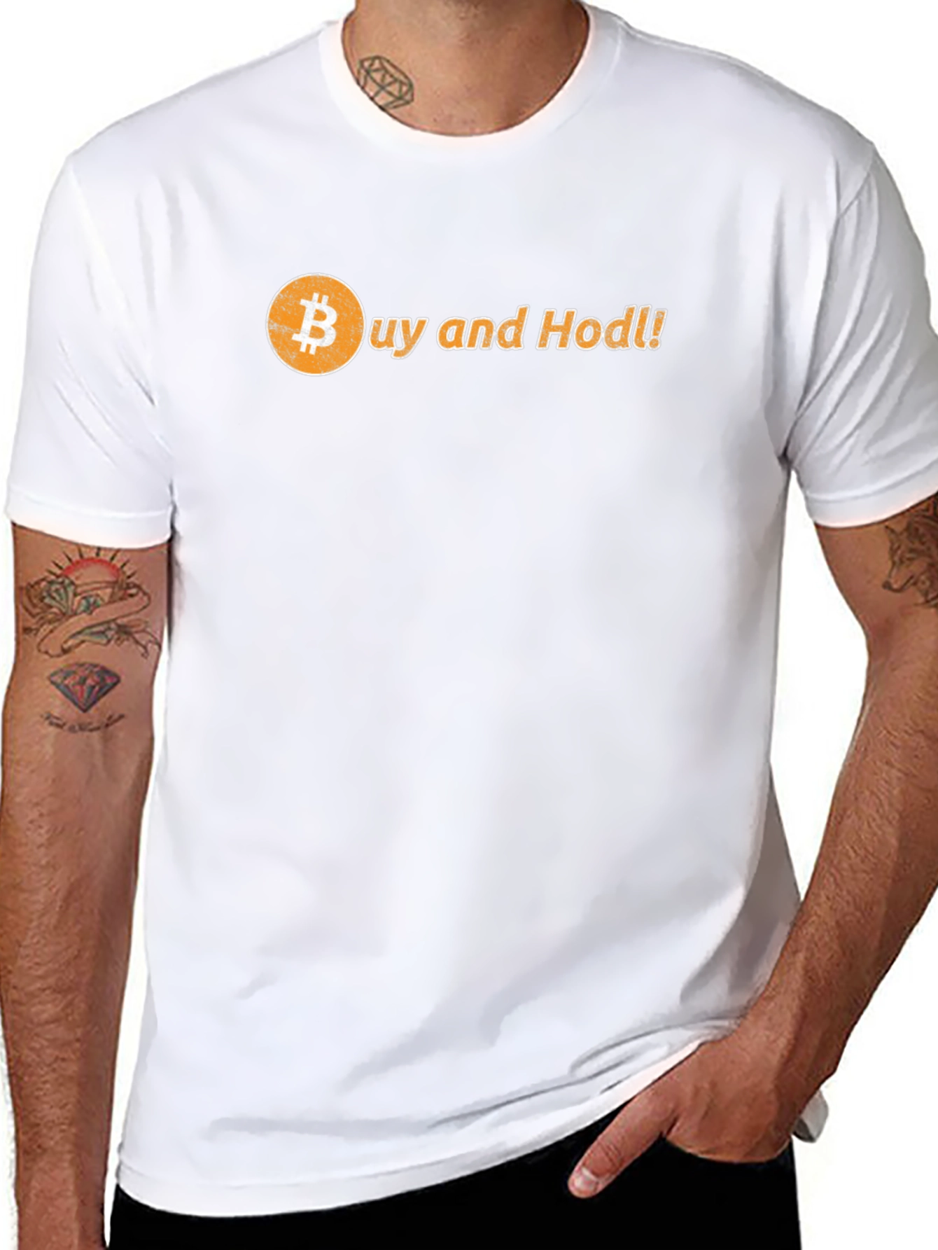 Bitcoin Buy and Hodl T-Shirt - Crypto Investor Tee