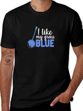 I Like My Grass Blue T-Shirt