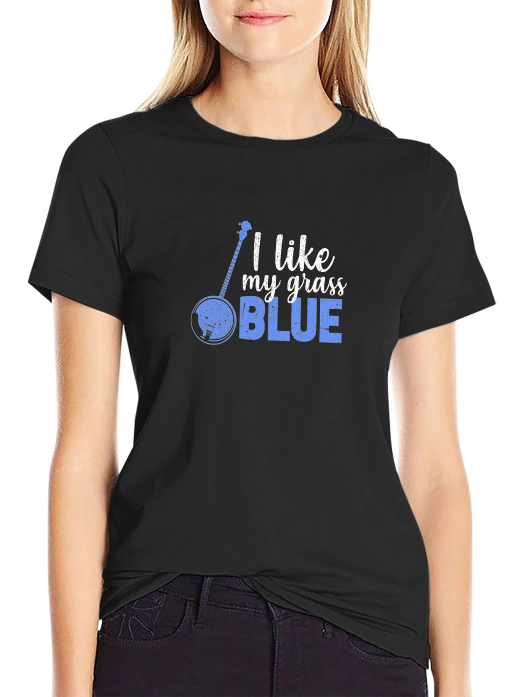 I Like My Grass Blue T-Shirt