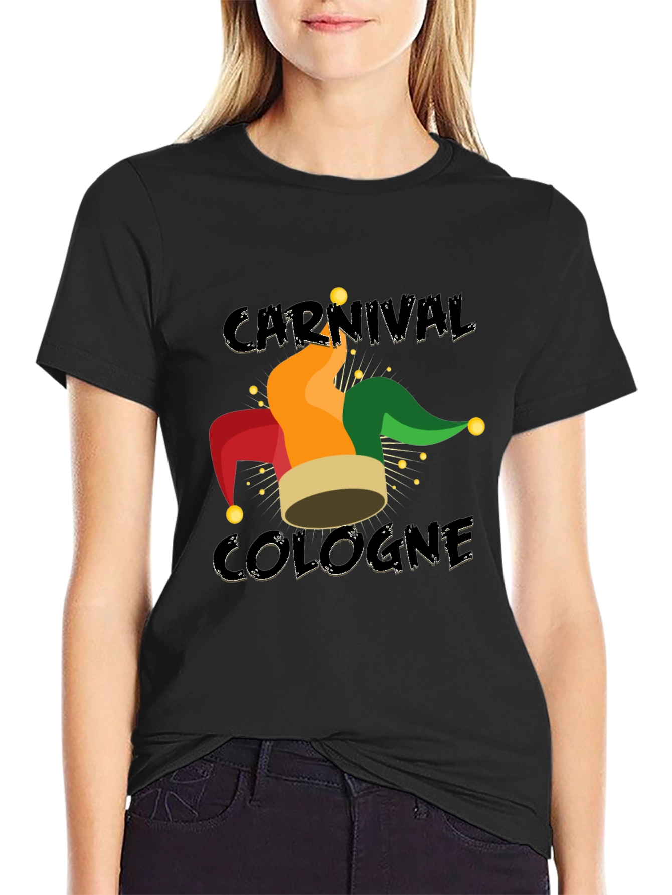 Carnival Cologne Jester Hat T-Shirt