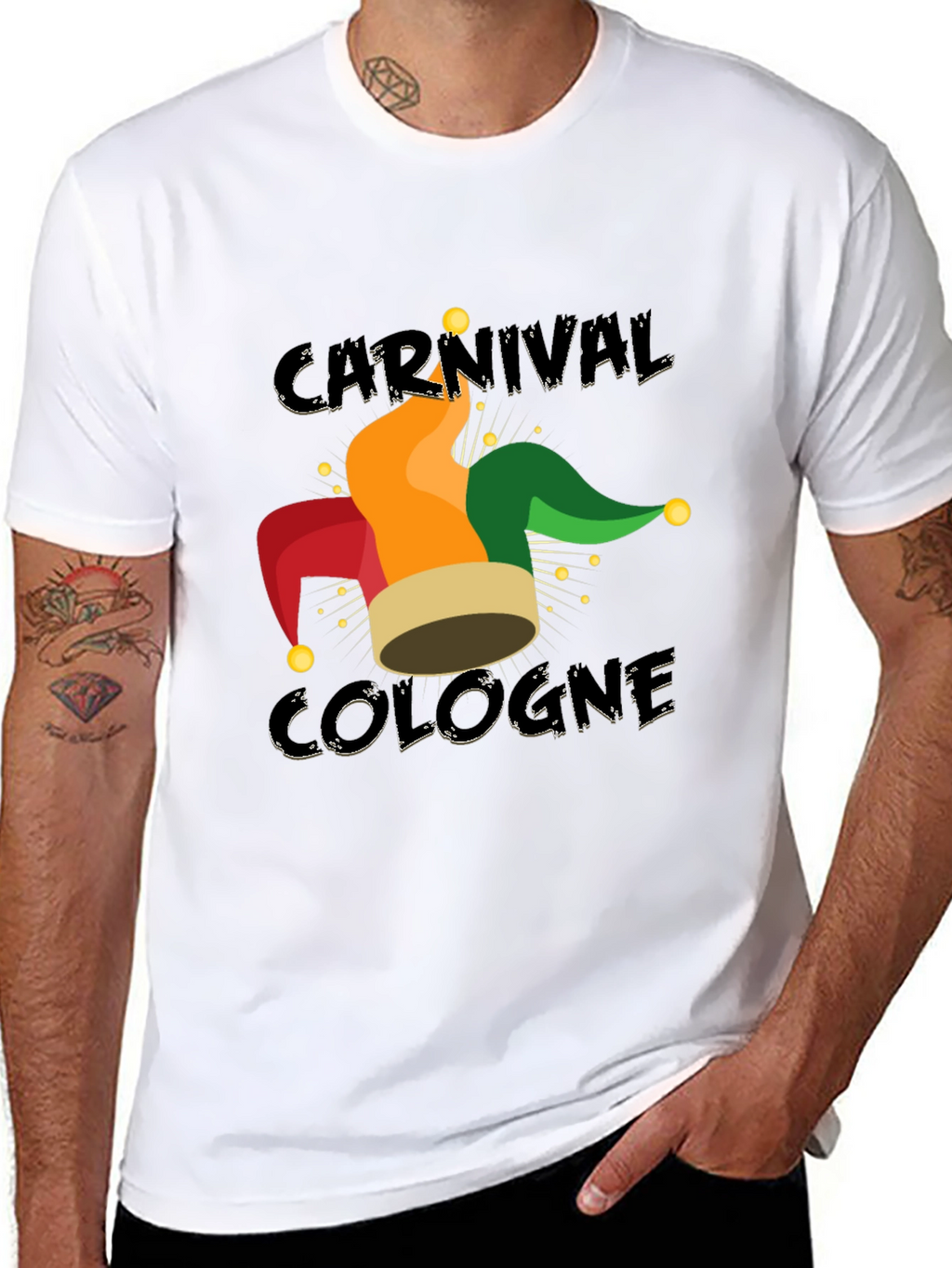 Carnival Cologne Jester Hat T-Shirt