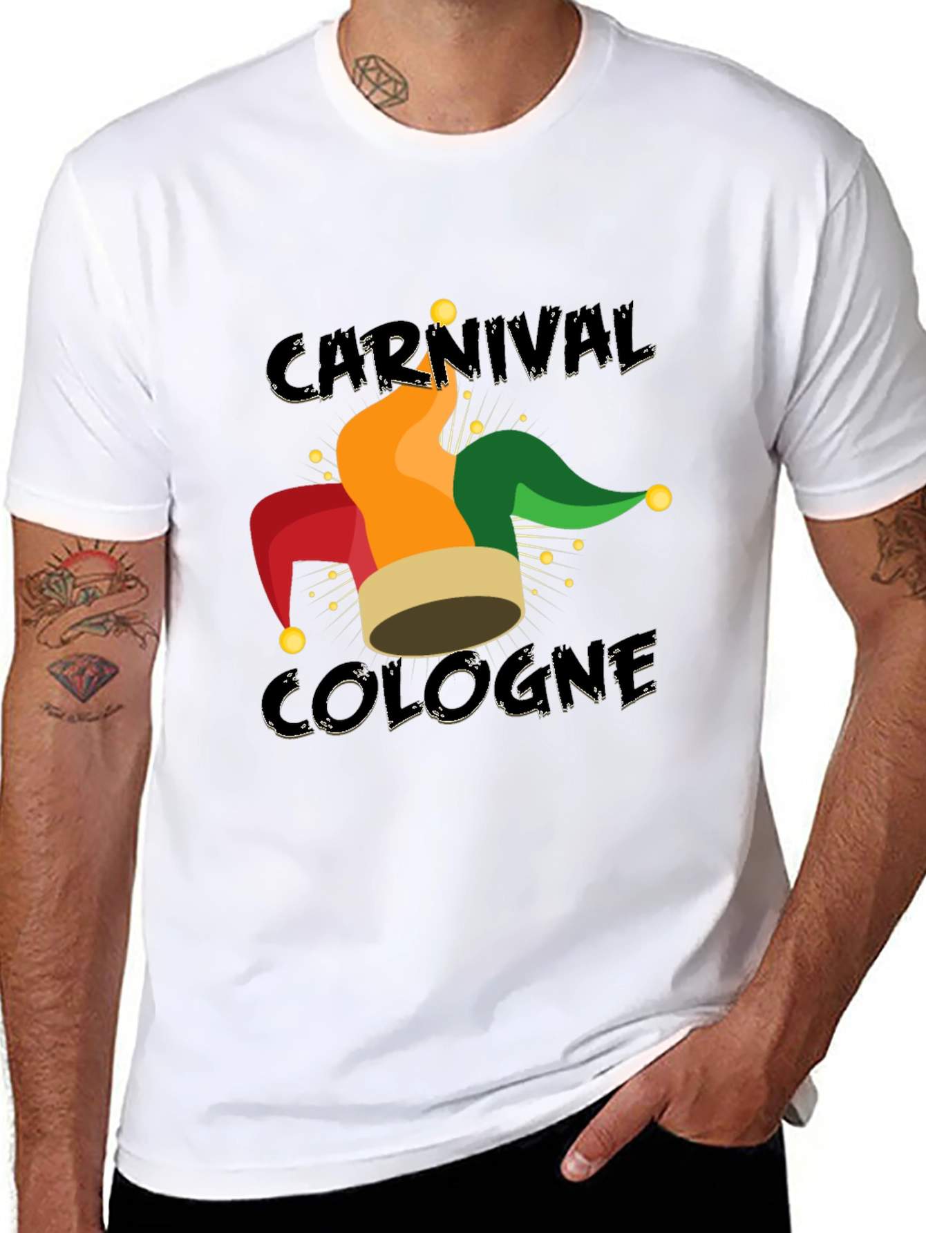 Carnival Cologne Jester Hat T-Shirt