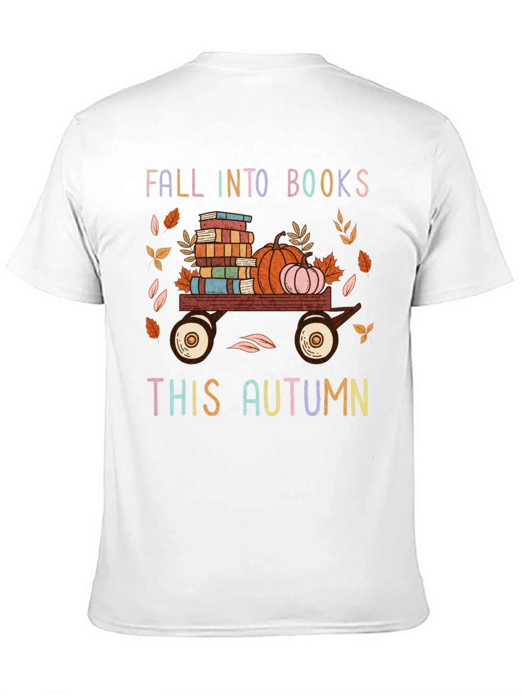 Fall Into Books This Autumn Graphic Tee