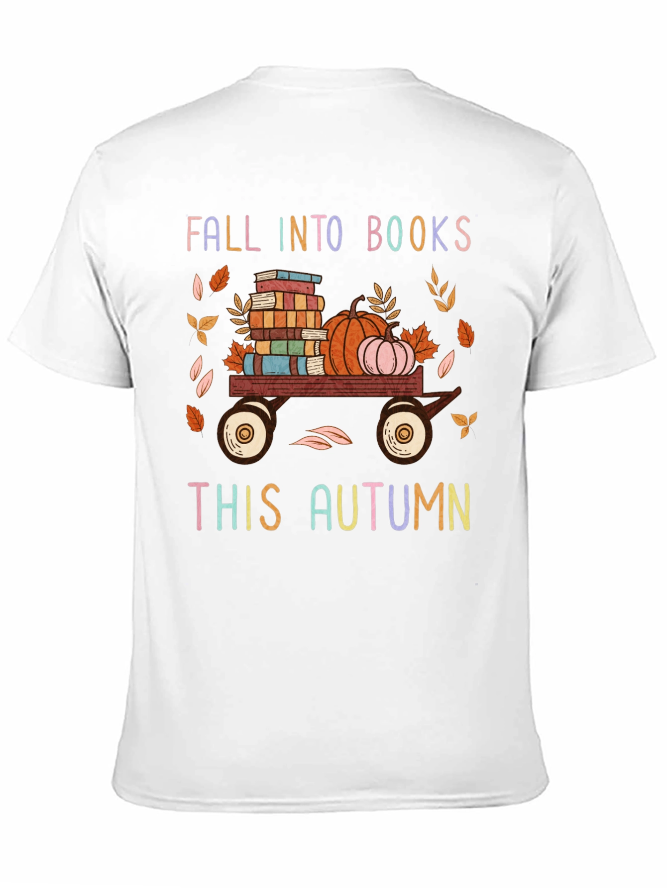 Fall Into Books This Autumn Graphic Tee