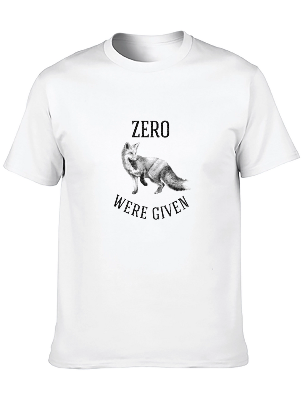 Zero Fox Given Black Graphic Tee