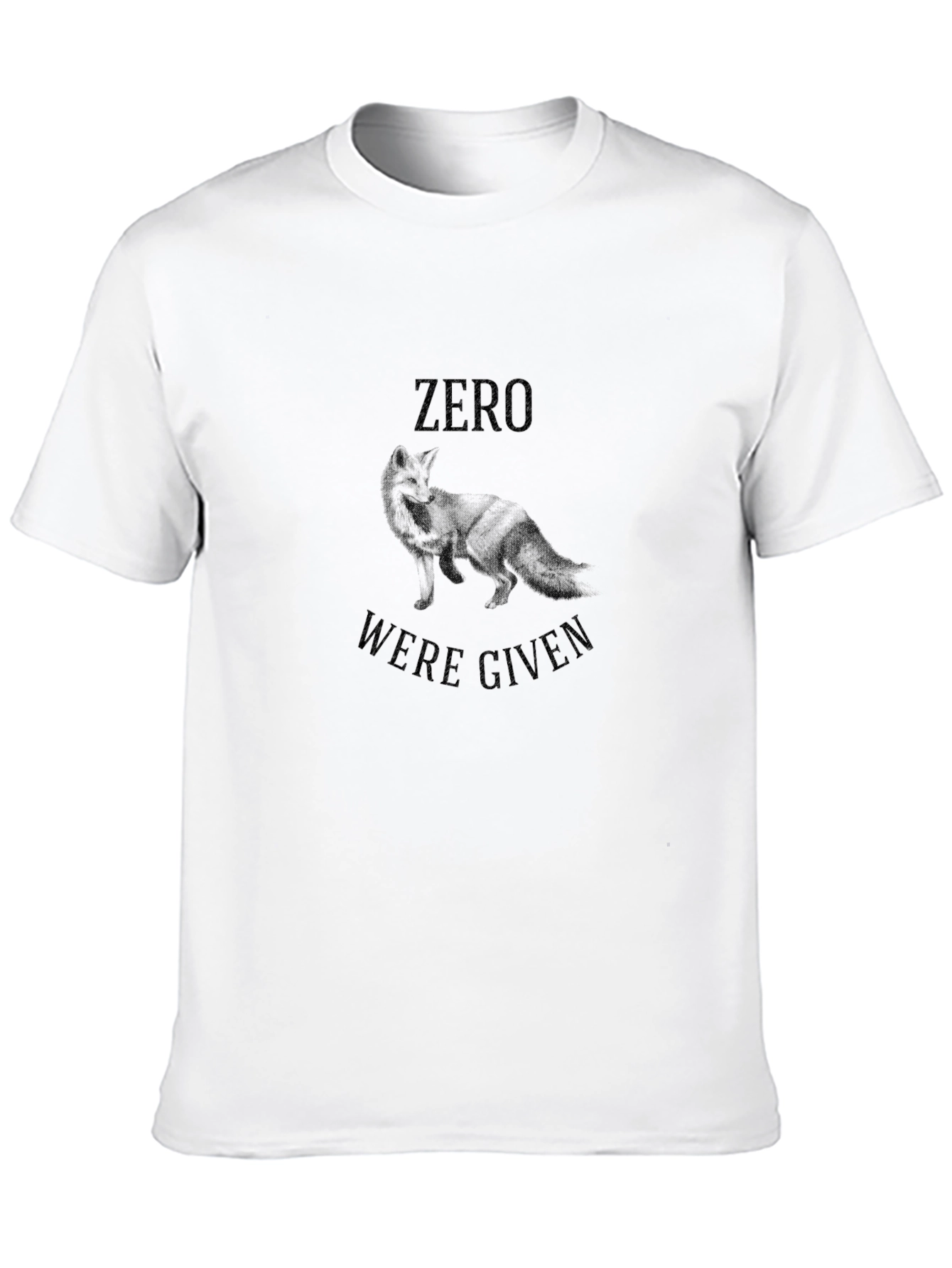 Zero Fox Given Black Graphic Tee