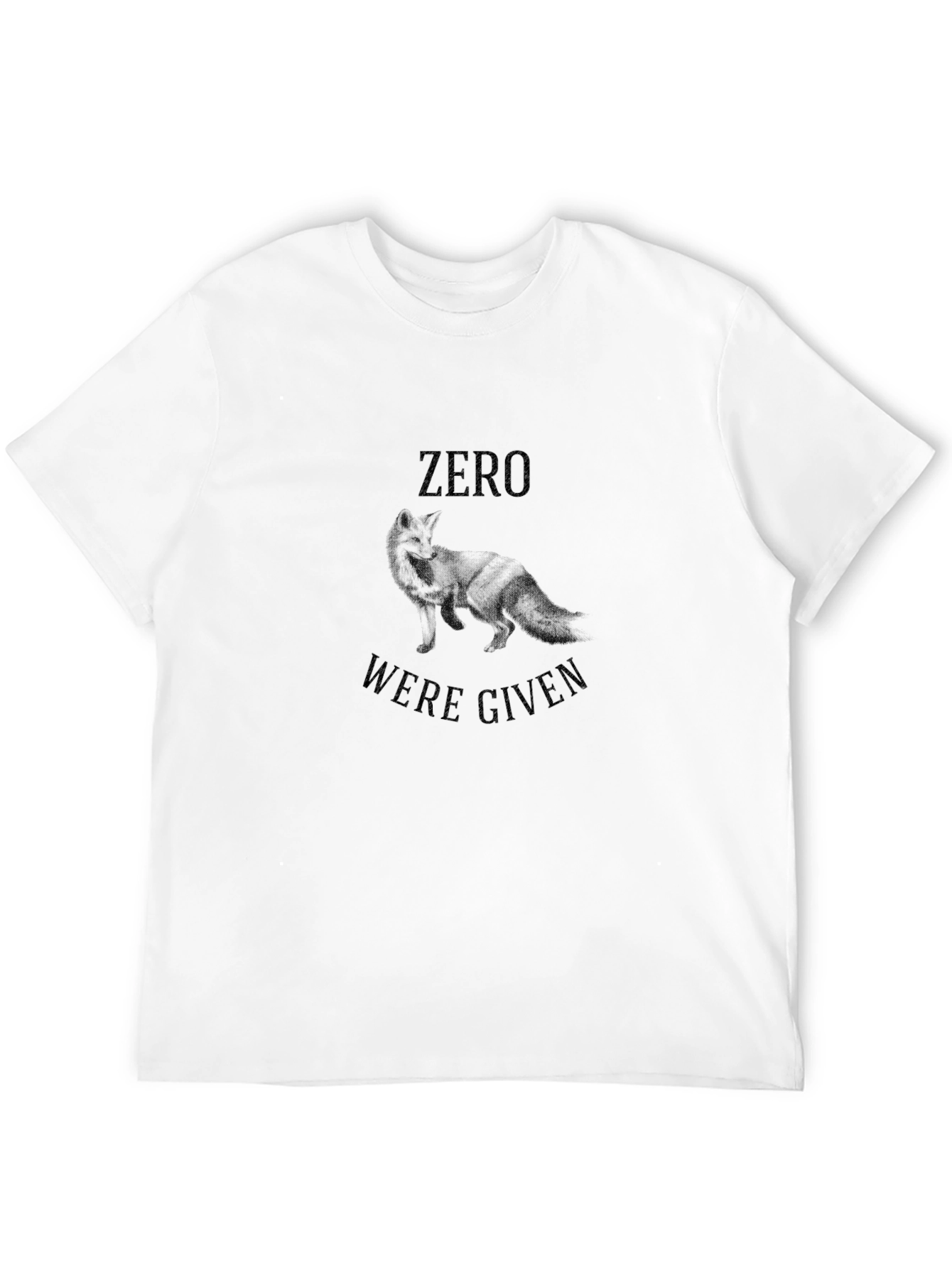 Zero Fox Given Black Graphic Tee