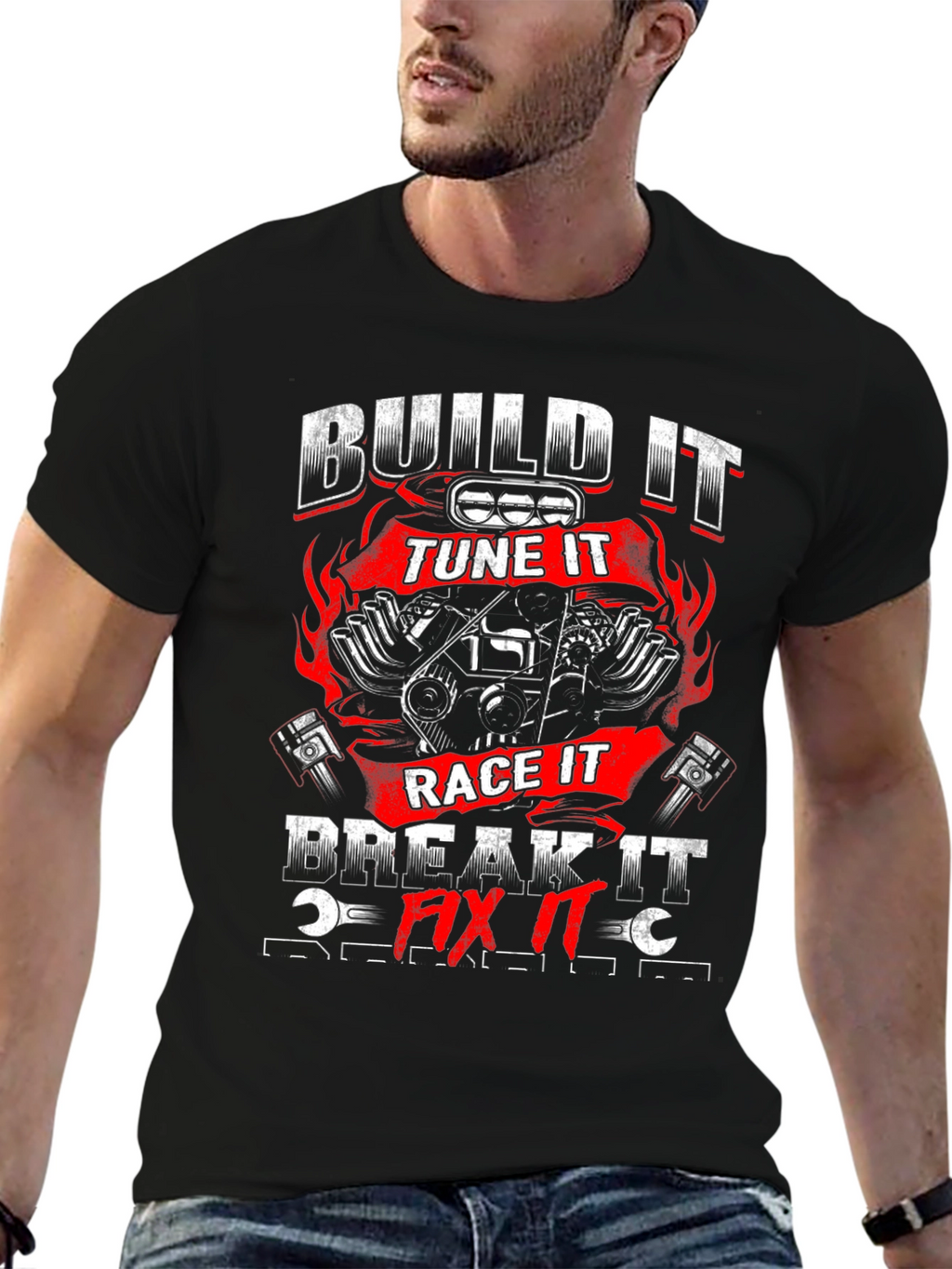 Build It Tune It Race It T-Shirt