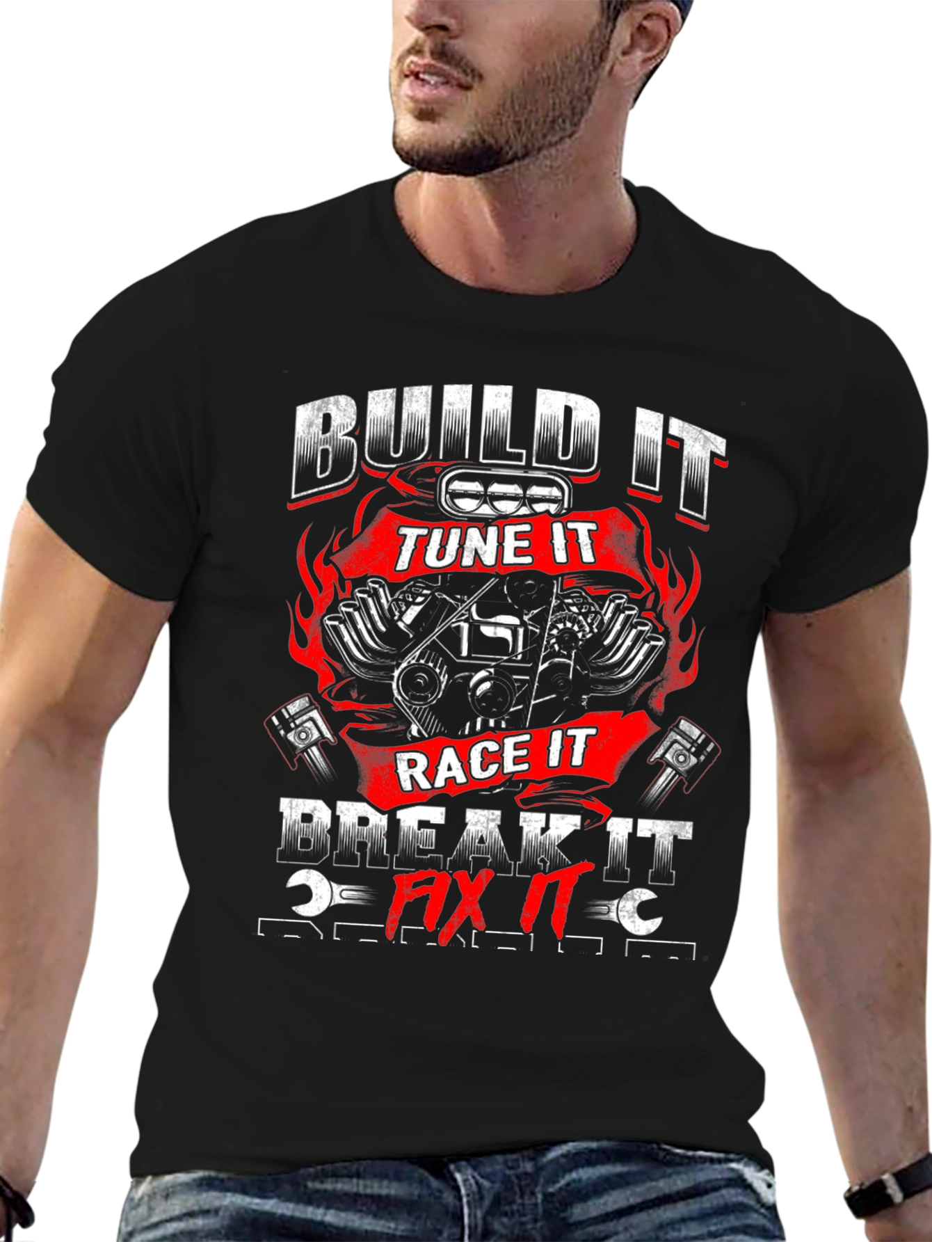 Build It Tune It Race It T-Shirt