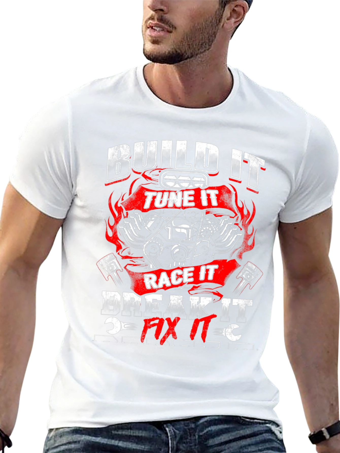 Build It Tune It Race It T-Shirt
