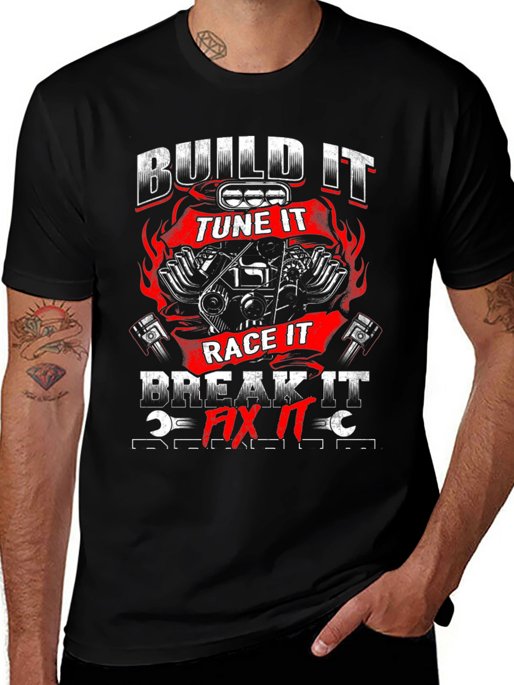 Build It Tune It Race It T-Shirt