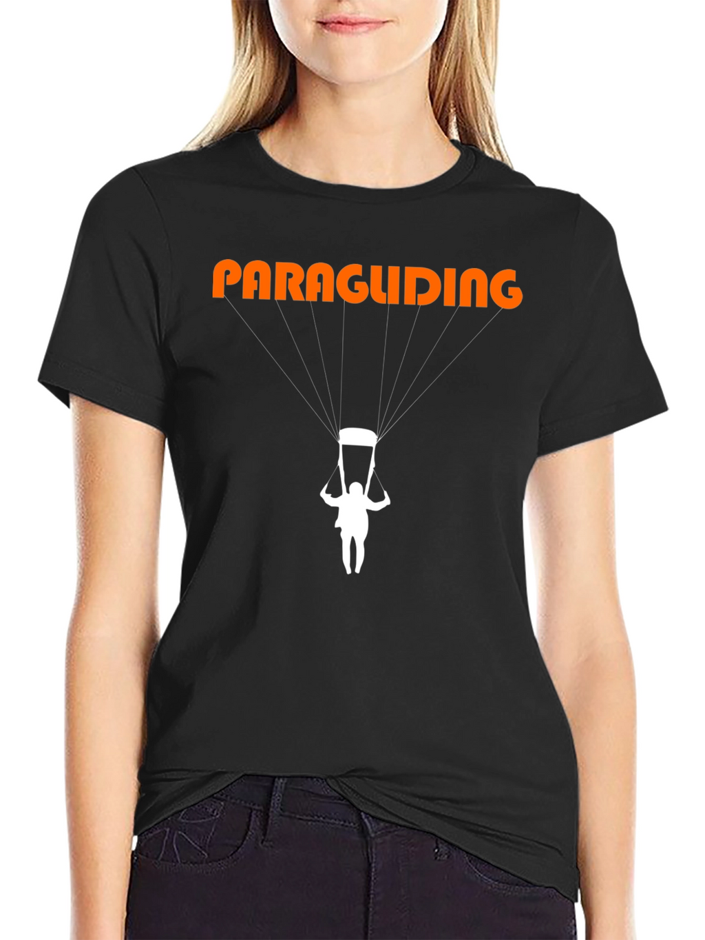 Paragliding Adventure Tee - Black