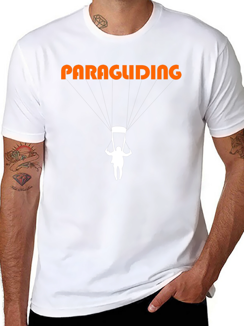 Paragliding Adventure Tee - Black