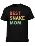 Best Snake Mom Tee - Novelty Graphic T-Shirt