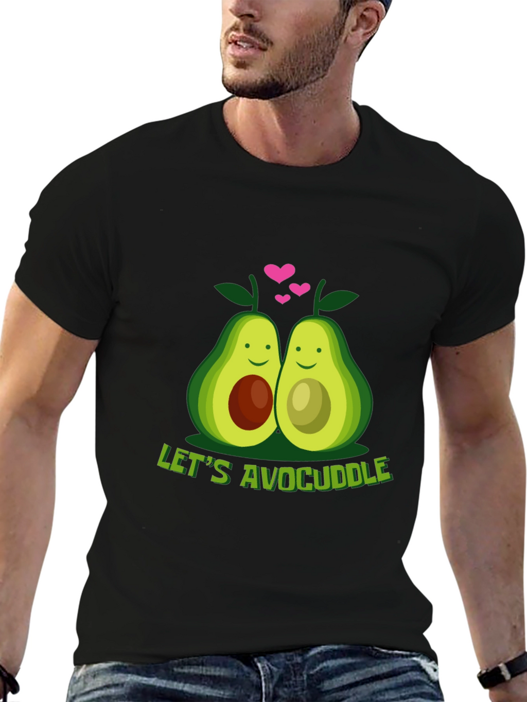 Lets Avocuddle Graphic T-Shirt