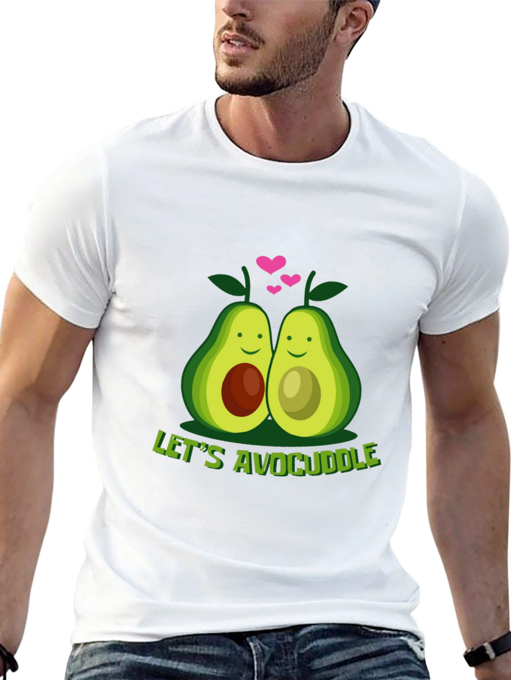 Lets Avocuddle Graphic T-Shirt