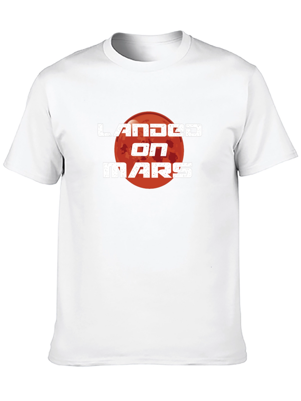 Landed on Mars Graphic T-Shirt - Space Adventure Tee