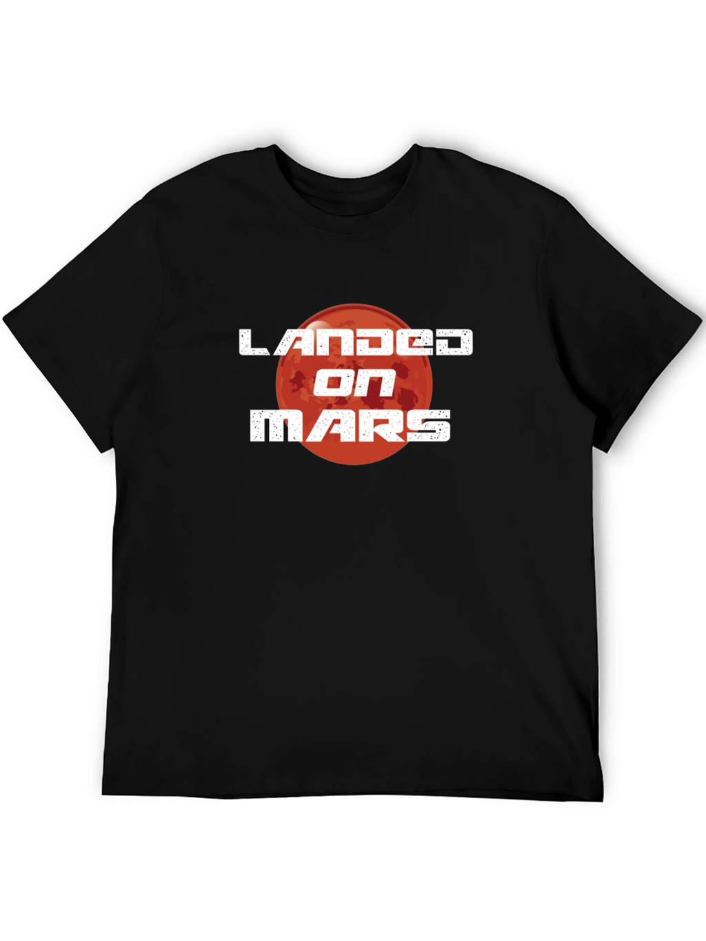 Landed on Mars Graphic T-Shirt - Space Adventure Tee