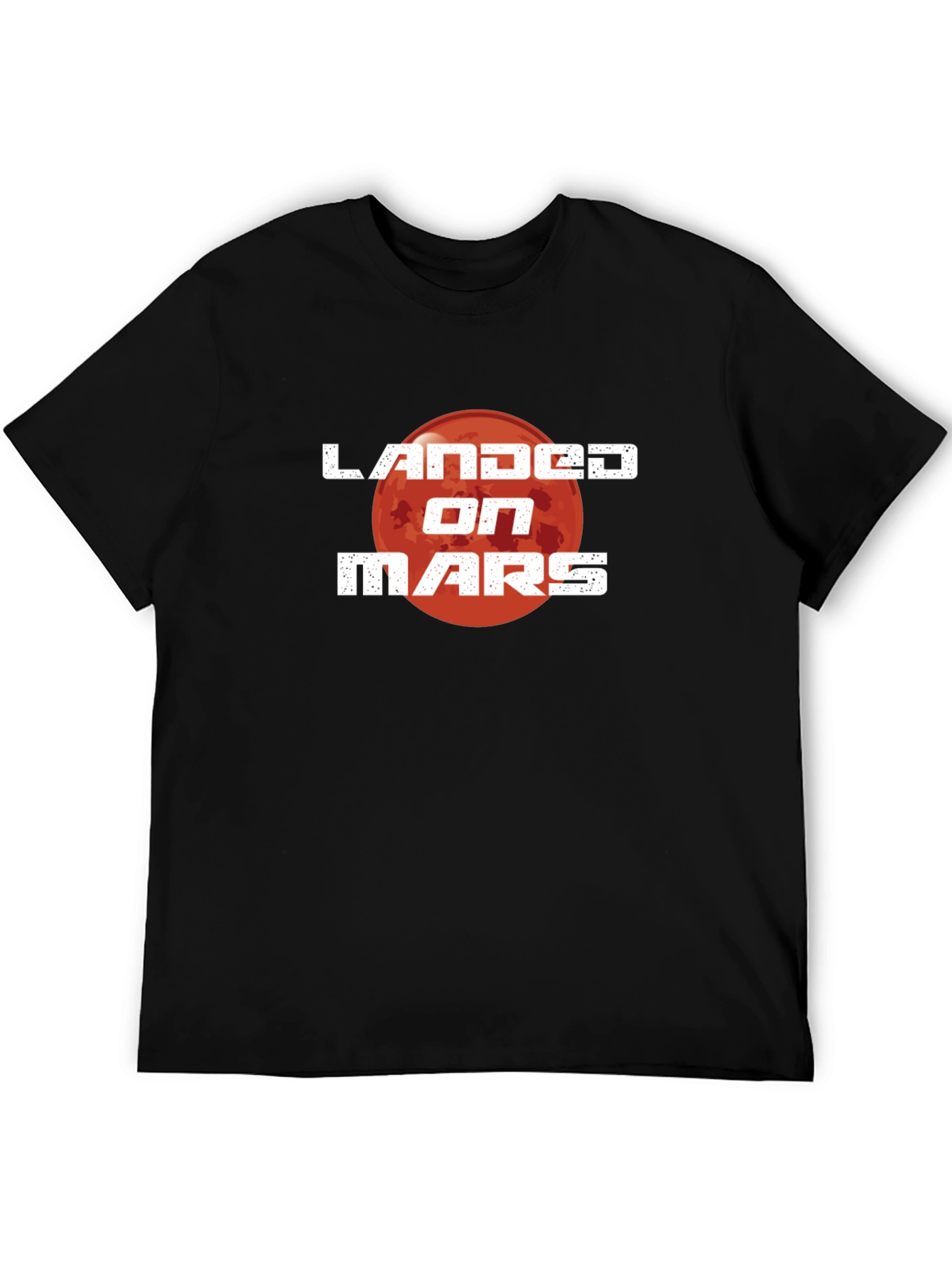Landed on Mars Graphic T-Shirt - Space Adventure Tee