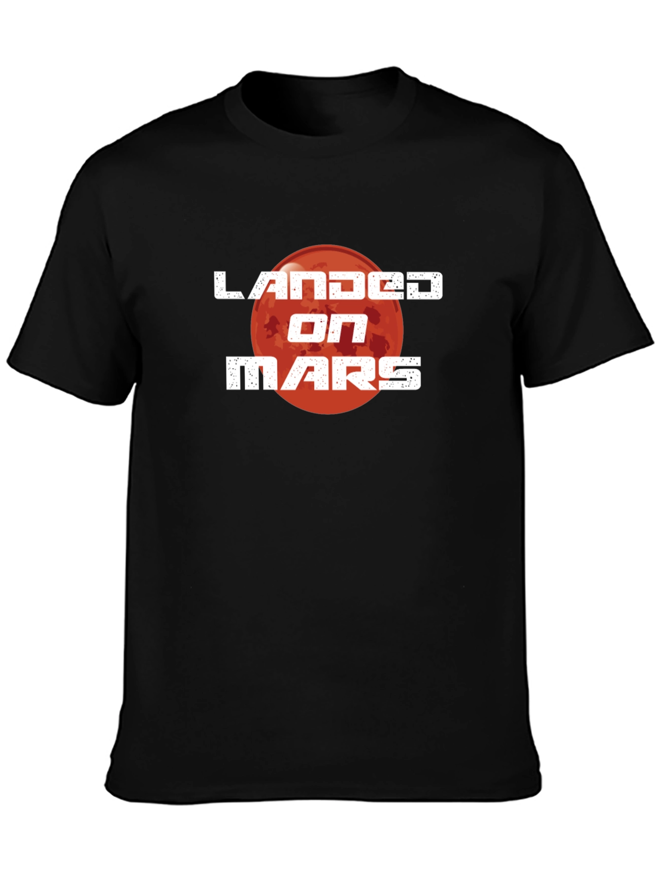 Landed on Mars Graphic T-Shirt - Space Adventure Tee